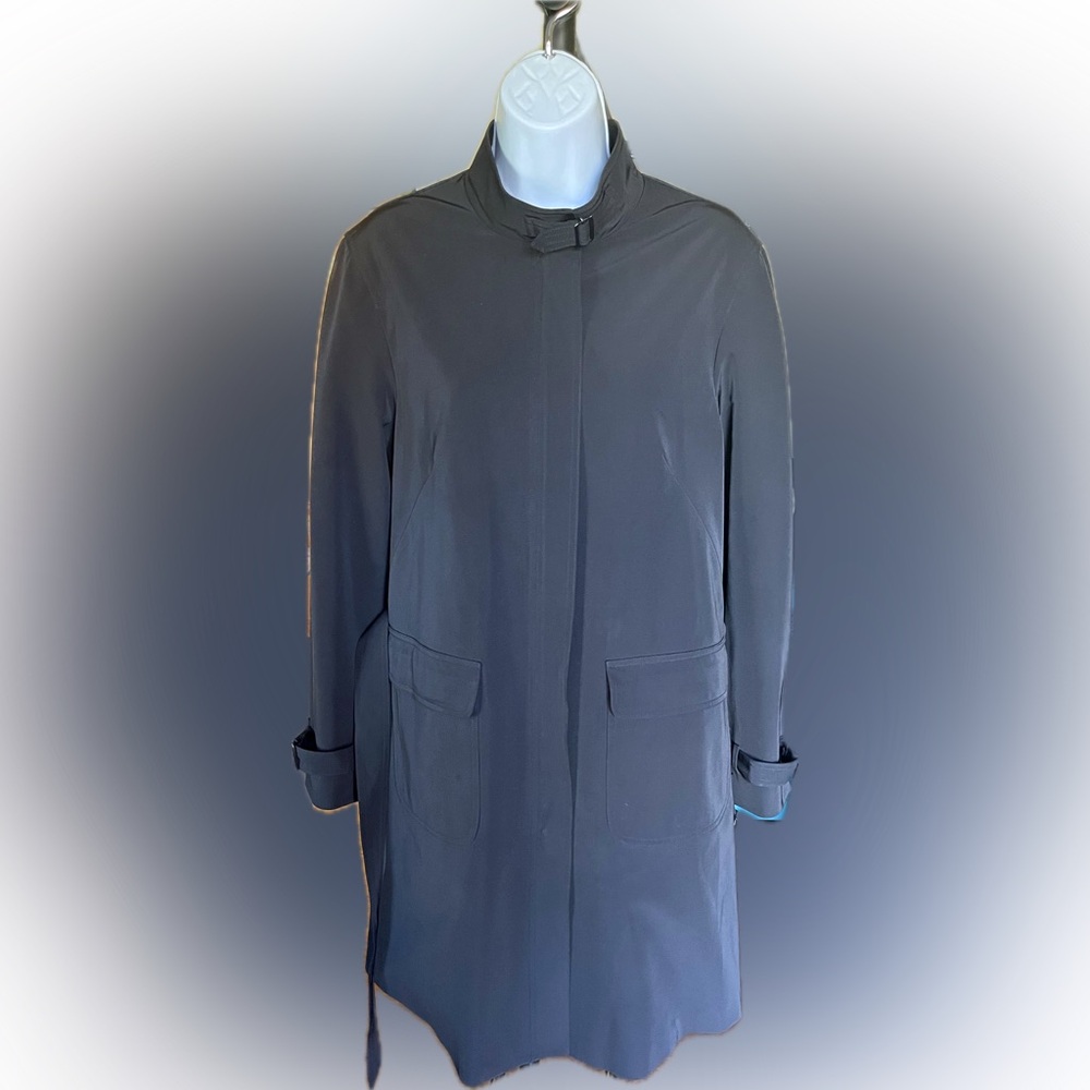 Jenne Maac Black Trench Rain Coat